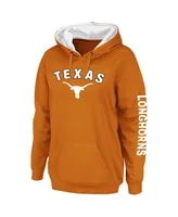 Women's Colosseum Texas Orange Longhorns Loud and Proud Pullover Hoodie