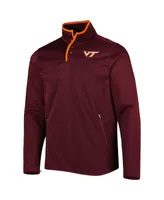 Men's Colosseum Maroon Virginia Tech Hokies Rebound Quarter-Snap Jacket