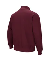 Men's Colosseum Maroon Minnesota Golden Gophers Big and Tall Tortugas Logo Quarter-Zip Sweatshirt