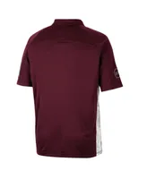 Men's Colosseum Maroon Montana Grizzlies Oht Military-Inspired Appreciation Snow Camo Polo Shirt