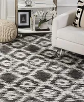 Safavieh Adirondack Charcoal and Ivory 6' x 9' Area Rug