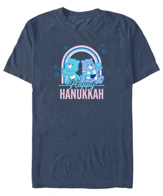 Fifth Sun Men's Care Bears Hanukkah Bears Short Sleeves T-shirt