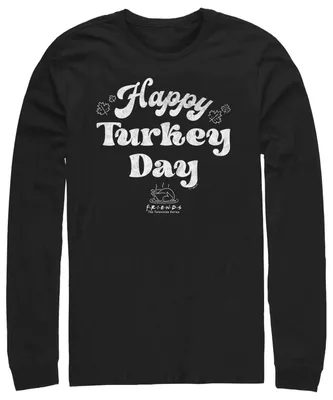 Fifth Sun Men's Friends Turkey Day Long Sleeves T-shirt