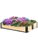 Raised Garden Bed Foldable Planter Box to Grow Vegetables, Herbs