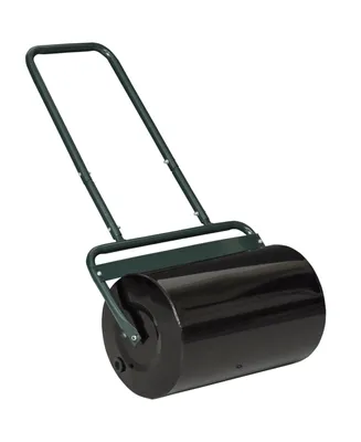 Outsunny 136.5 lbs Heavy Garden Lawn Weighted Roller to Flatten Ground Green