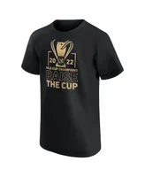 Big Boys Fanatics Black Lafc 2022 Mls Cup Champions Parade T-shirt