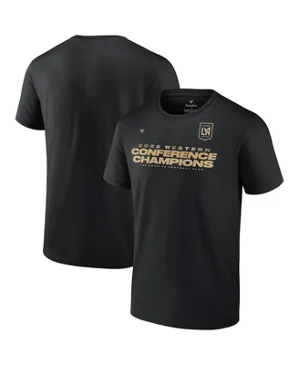 Men's Fanatics Black Lafc 2022 Mls Western Conference Champions Locker Room T-shirt