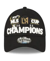 Men's New Era Black Lafc 2022 Mls Cup Champions Locker Room 9FORTY Adjustable Hat