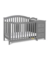 Closeout! Afg Baby Furniture 46" Wooden Kali Ii 4 in 1 Convertible Crib and Changer