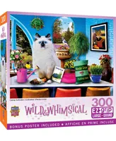 Masterpieces Wild & Whimsical - Catnip Cultivator 300 Piece Ez Grip Puzzle