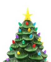 14" Nostalgic Ceramic Christmas Tree