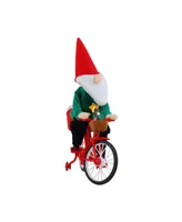 11.5" Cycler Gnome Holiday Decor