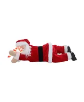 19.25" Sleeping Santa Holiday Decor