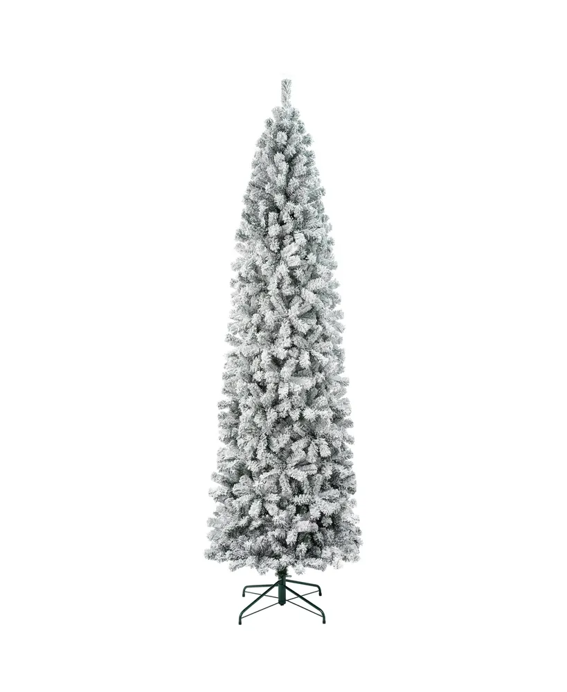 National Tree Company First Traditions 9' Acacia Flocked Tree