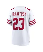 Men's Nike Christian McCaffrey White San Francisco 49ers Game Player Jersey