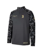 Men's Colosseum Charcoal Ucla Bruins Oht Military-Inspired Appreciation Long Range Raglan Quarter-Zip Jacket