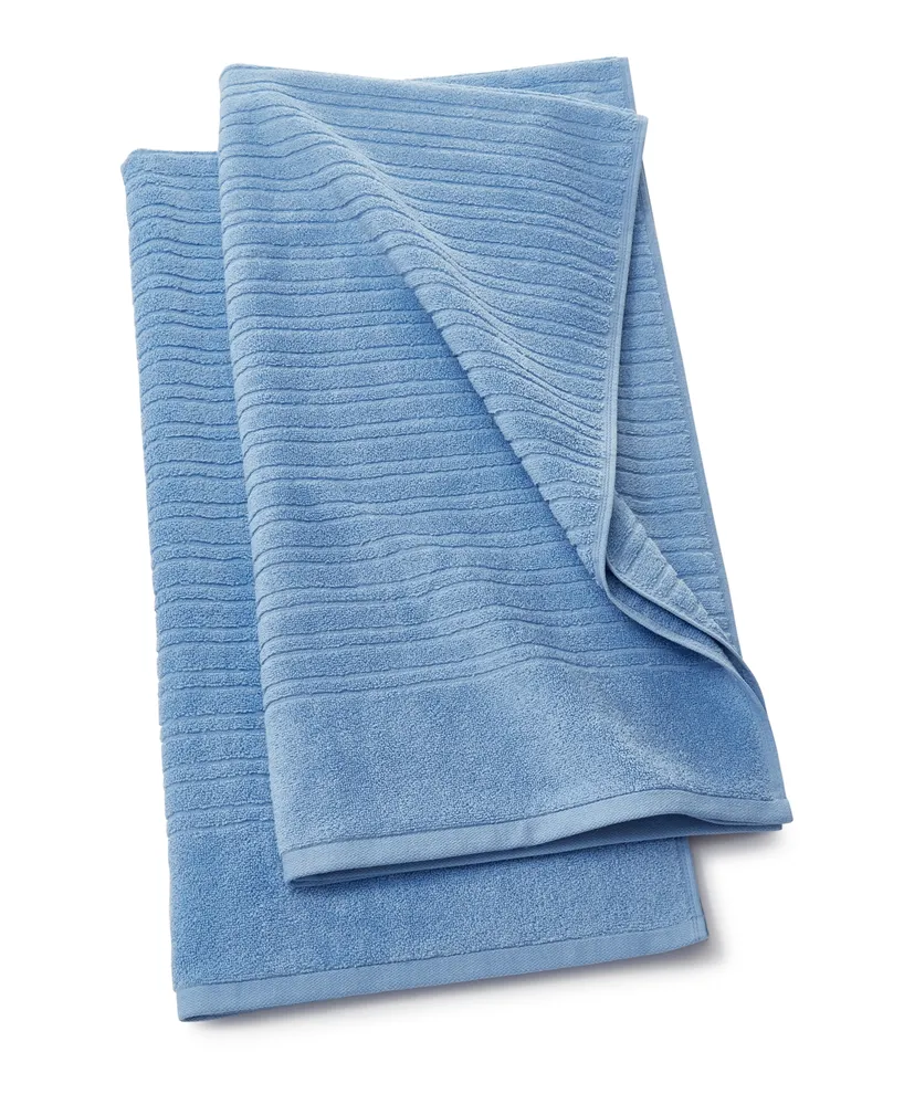 Home Design Quick Dry Cotton 2-Pc. Bath Towel Set, Created for Macy's