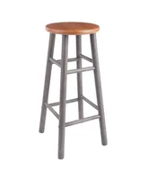 Winsome Huxton 2-Piece Wood Bar Stool Set