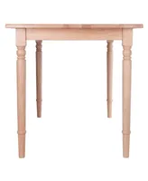 Winsome Ravenna 30.08" Wood Rectangle Dining Table