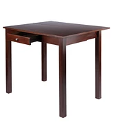 Winsome Perrone 34.06" Wood High Table with Drop Leaf