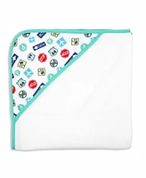 3 Stories Trading Baby Boys and Girls Travel Hooded Towels, Pack of 3