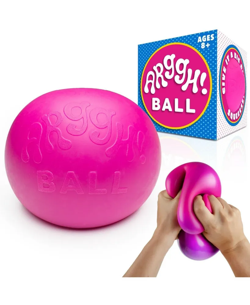 Power Your Fun Arggh Stress Ball for Adults and Kids - Pink/Purple - Assorted Pre