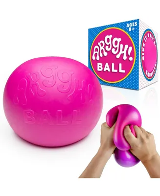 Power Your Fun Arggh Stress Ball for Adults and Kids - Pink/Purple - Assorted Pre