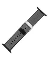 WITHit Black Woven Nylon Band Compatible with 42/44/45/Ultra/Ultra 2 Apple Watch