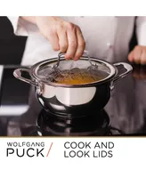 Wolfgang Puck 9-Piece Stainless Steel Cookware Set Scratch-Resistant Non