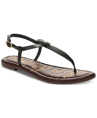 Sam Edelman Women's Gigi T-Strap Flat Sandals