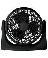 Optimus 8 Inch 15 Watt High-Performance Air Circulator Fan in Black