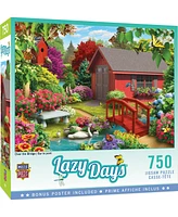 Masterpieces Lazy Days - Over the Bridge 750 Piece Puzzle By Alan Giana