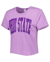 Women's ZooZatz Ohio State Buckeyes Core Fashion Cropped T-shirt