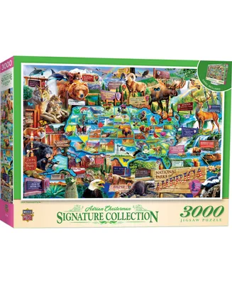 Masterpieces Signature Collection - Usa National Parks 3000 Piece Jigsaw Puzzle - Flawed