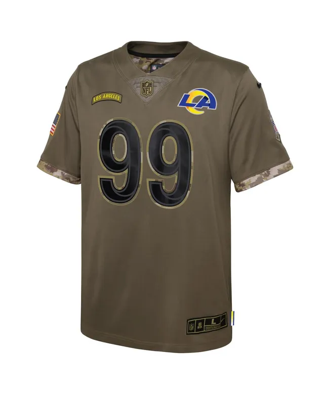 Youth Nike Justin Herbert Olive Los Angeles Chargers 2021 Salute To Service  Game Jersey