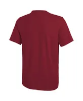 Men's New Era Burgundy Washington Commanders Combine Authentic Training Huddle Up T-shirt