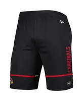 Men's New Era Black Arizona Cardinals Combine Authentic Rusher Training Shorts