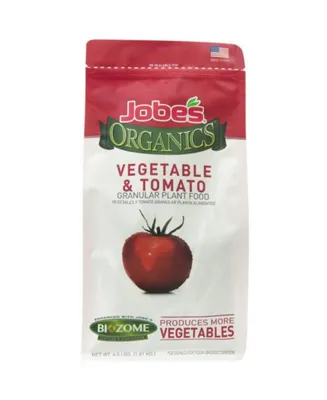Jobes Organics Vegetable and Tomato Granular Plant Food, 4lb