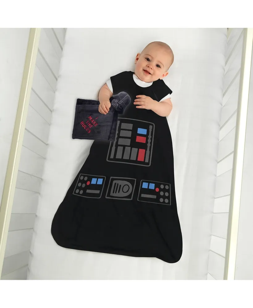 Lambs & Ivy Star Wars Darth Vader Wearable Blanket & Lovey Baby Gift Set - 2pc