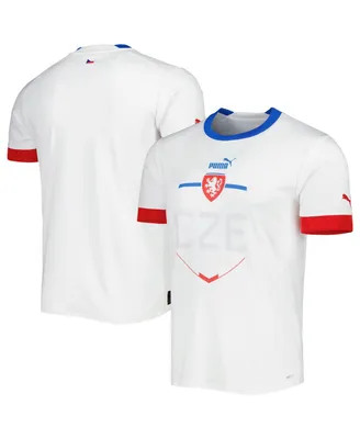 Men's Puma White Czech Republic National Team 2022/23 Away Replica Jersey