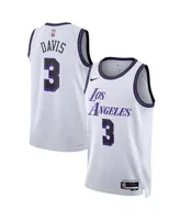 Men's and Women's Nike Anthony Davis White Los Angeles Lakers 2022/23 Swingman Jersey - City Edition