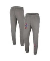 Men's Nike Heather Charcoal Philadelphia 76ers 2022/23 City Edition Courtside Brushed Fleece Sweatpants