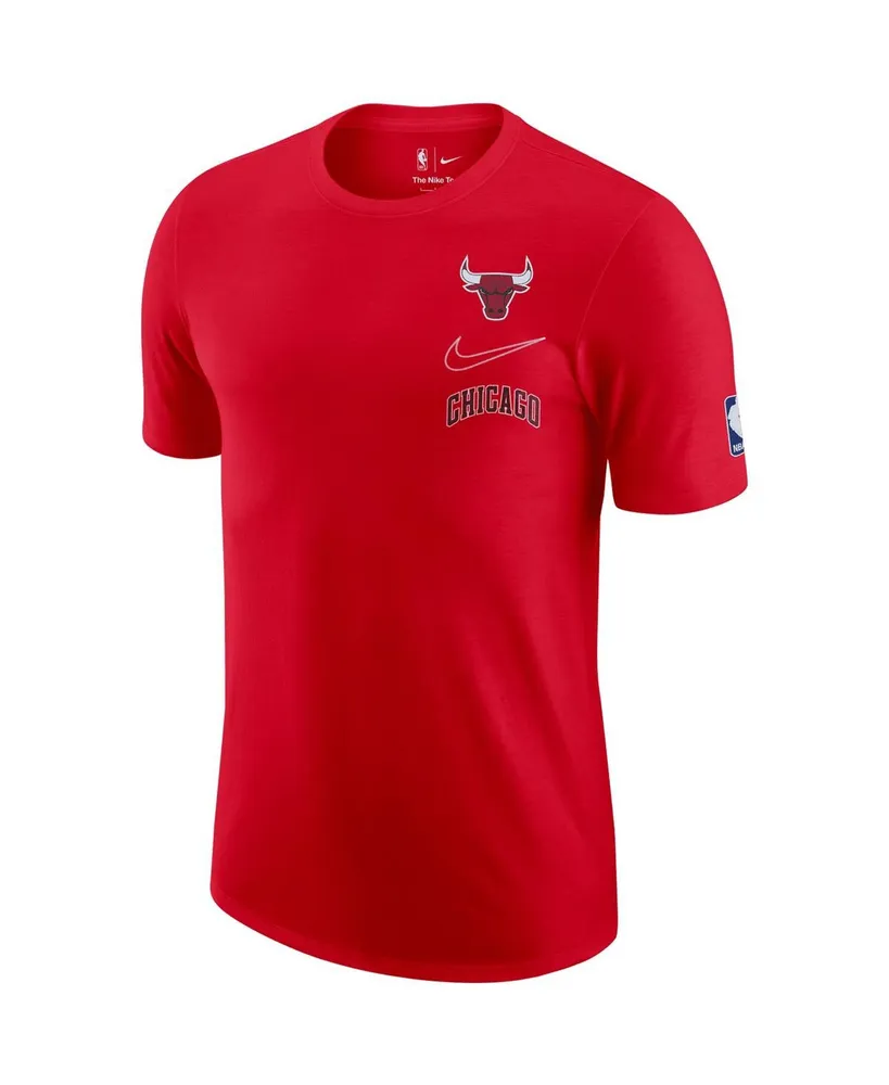 Men's Nike Red Chicago Bulls 2022/23 City Edition Courtside Max90 Vintage-Like Wash T-shirt