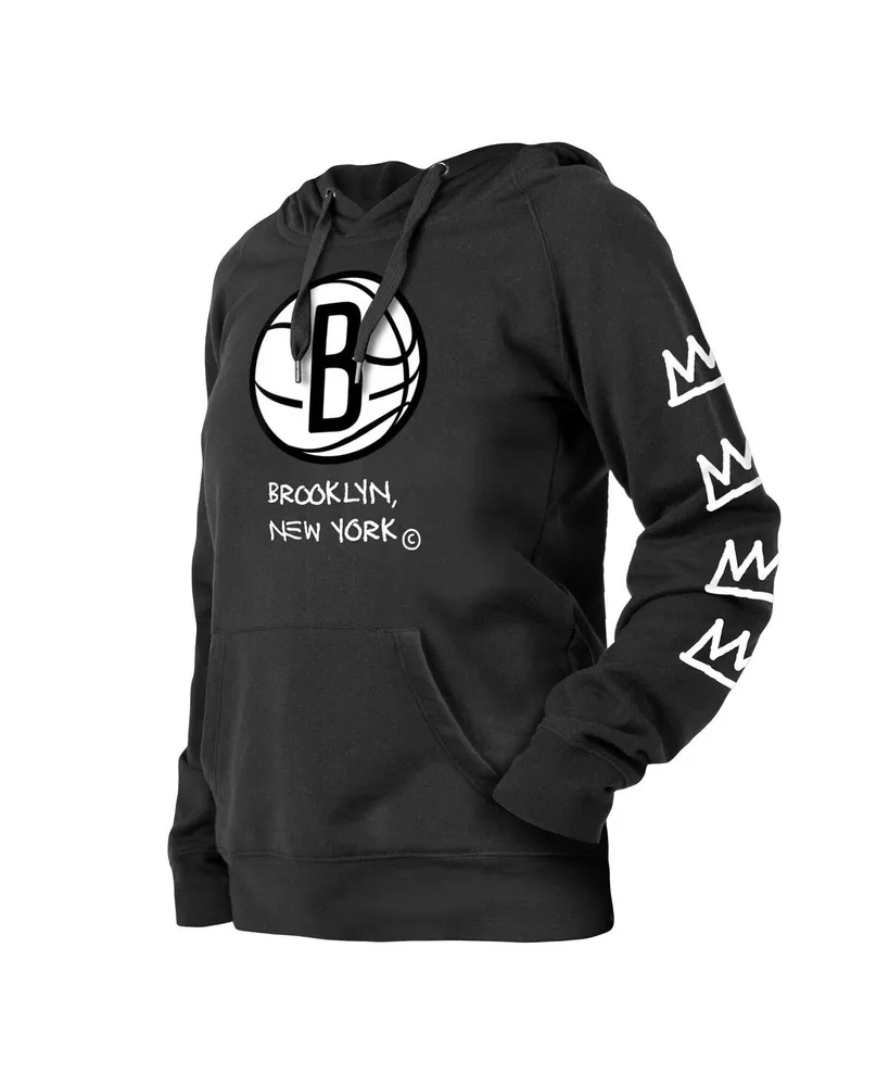 Women's New Era Black Brooklyn Nets 2022/23 City Edition Pullover Hoodie