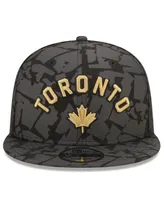 Men's New Era Gray Toronto Raptors 2022/23 City Edition Official 9FIFTY Snapback Adjustable Hat