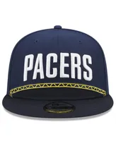 Men's New Era Navy Indiana Pacers 2022/23 City Edition Official 9FIFTY Snapback Adjustable Hat