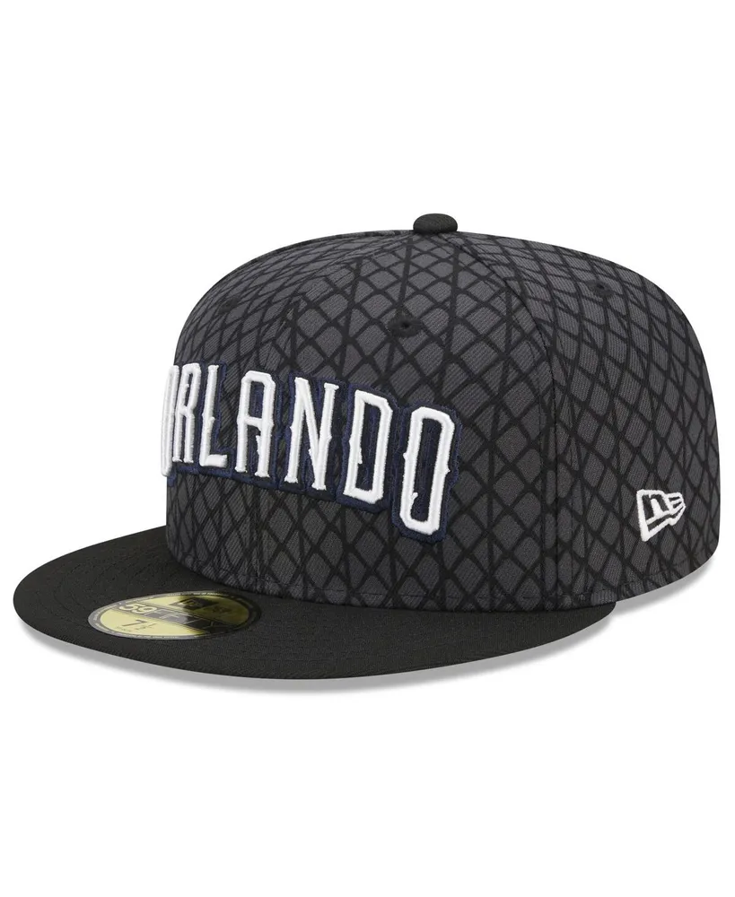 Men's New Era Gray Orlando Magic 2022/23 City Edition Official 59FIFTY Fitted Hat