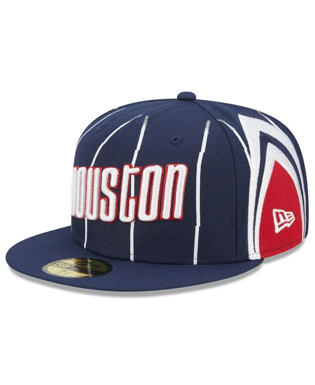 Men's New Era Blue/Red Washington Wizards 2021/22 City Edition Official 59FIFTY Fitted Hat