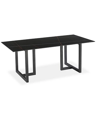 Emila Rectangular Sintered Stone Dining Table, Created for Macy's