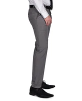 Perry Ellis Portfolio Men's Micro-Grid Slim-Fit Stretch Suit Pants